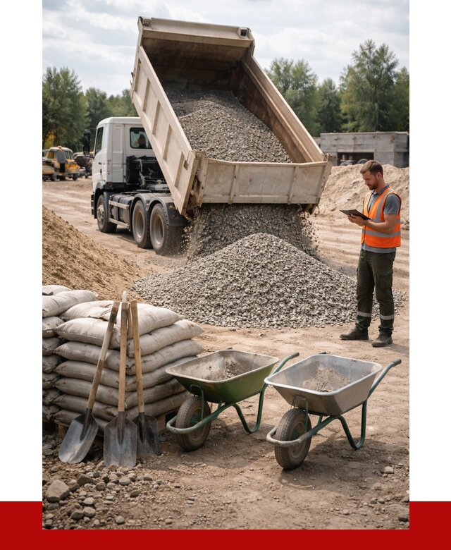 Доставка нерудных материалов в Светлограде от 1219 руб. | ПРОНЕРУДСвт