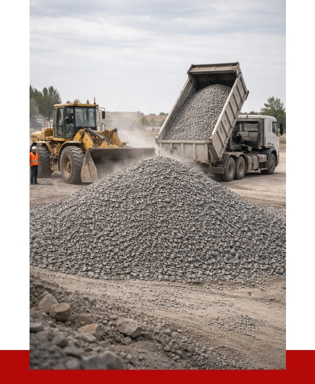 Купить щебень с доставкой в Светлограде от 2540 руб. | ПРОНЕРУДСвт
