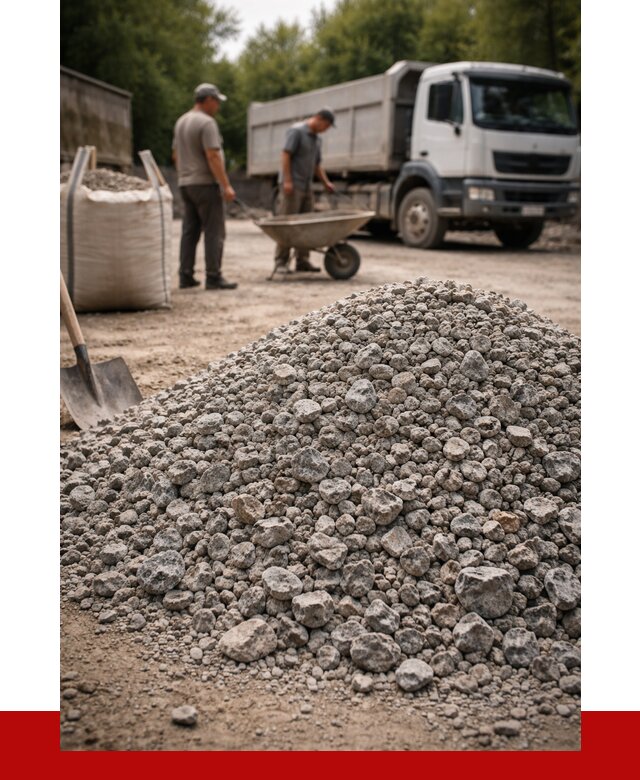 Гранитный щебень фракция 20-40 в Светлограде от 3251 руб. ПРОНЕРУДСвт