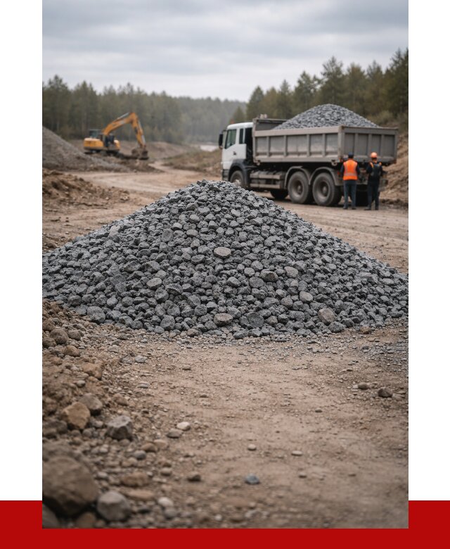 Щебень габбро диабаз фракция 40-70 в Светлограде от 2235 р-ПРОНЕРУДСвт