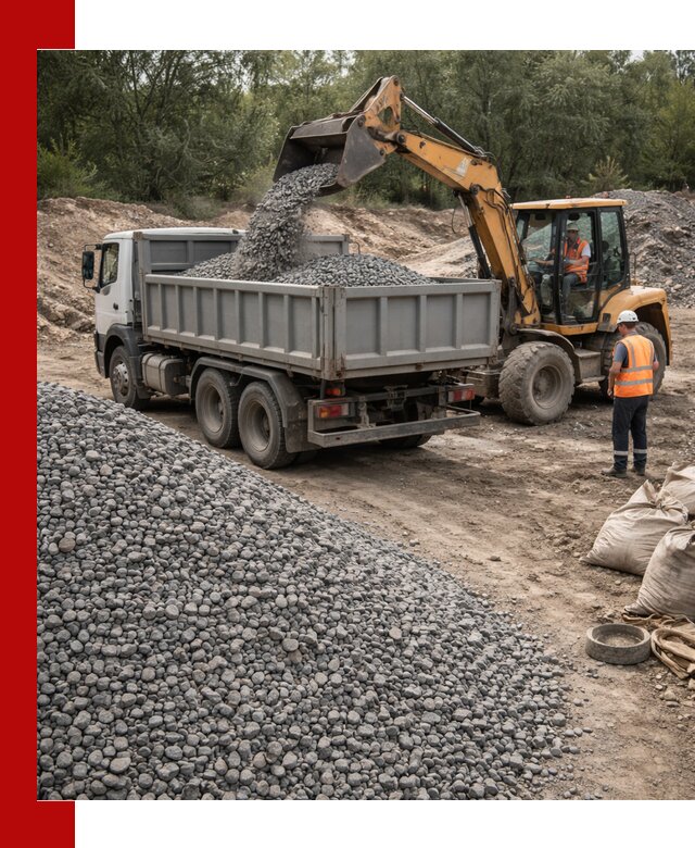 Доставка гравийного щебня в Светлограде оптом и в розницу