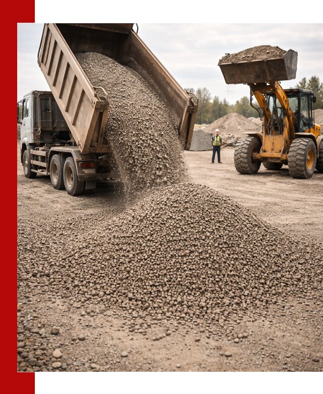 Гравийный щебень фракция 3–10 с доставкой в Светлограде