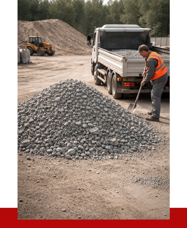 Гравийный щебень фракция 5-10 в Светлограде от 2235 р. | ПРОНЕРУДСвт