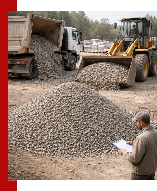 Гравийный щебень фракция 5–10 с доставкой в Светлограде