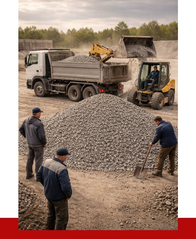 Гравийный щебень фракция 5-20 в Светлограде от 2438 р. ПРОНЕРУДСвт