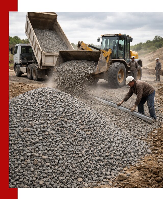 Гравийный щебень фракция 5-20 с доставкой в Светлограде
