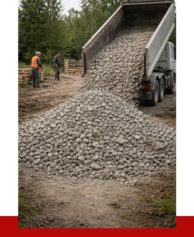 гравийный щебень фракция 70-120 в Светлограде от 2489 р. ПРОНЕРУДСвт