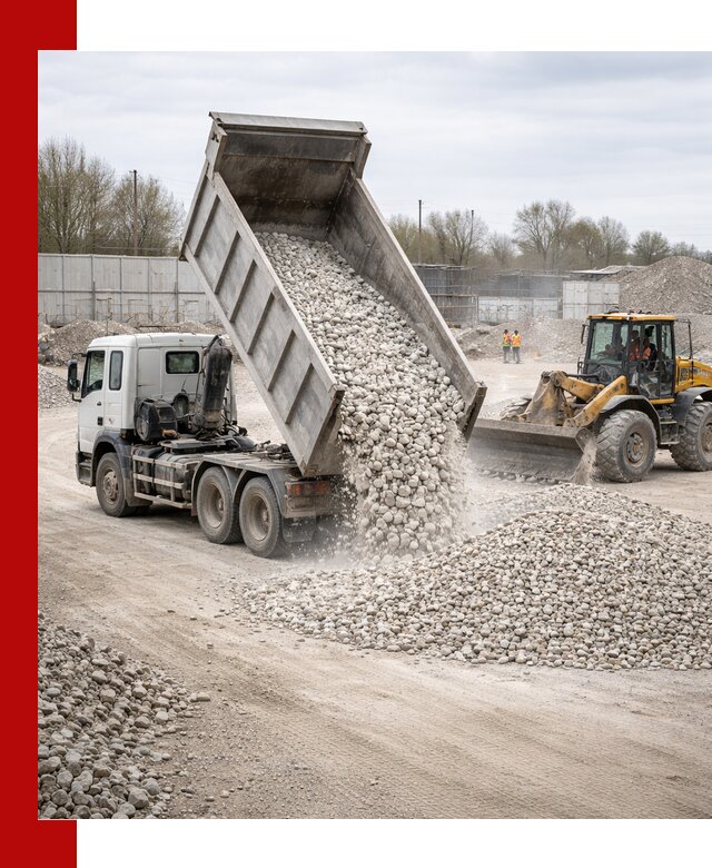 Доставка и продажа известнякового щебня в Светлограде