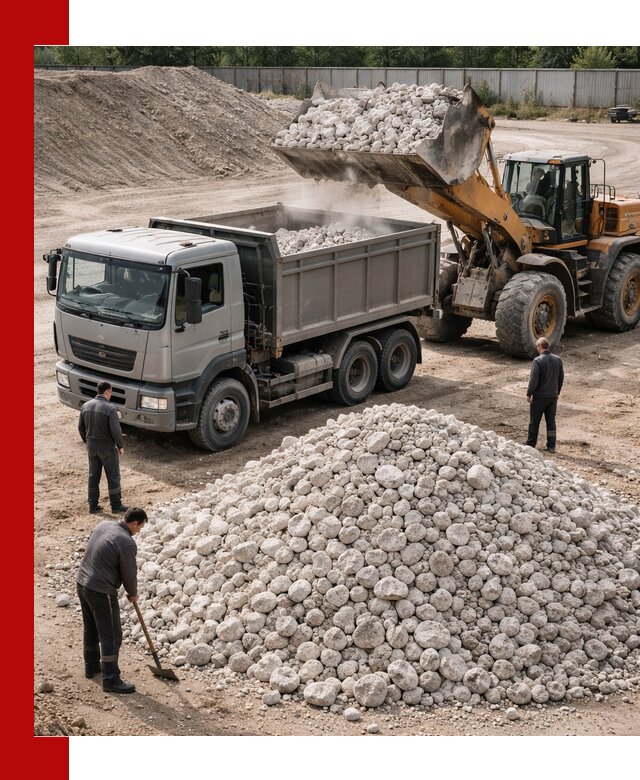 Известняковый щебень фракция 70–150 с доставкой в Светлограде