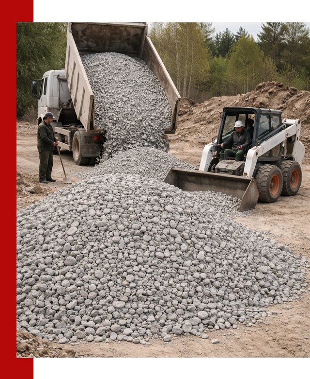 Доставка доломитового щебня в Светлограде напрямую от карьера