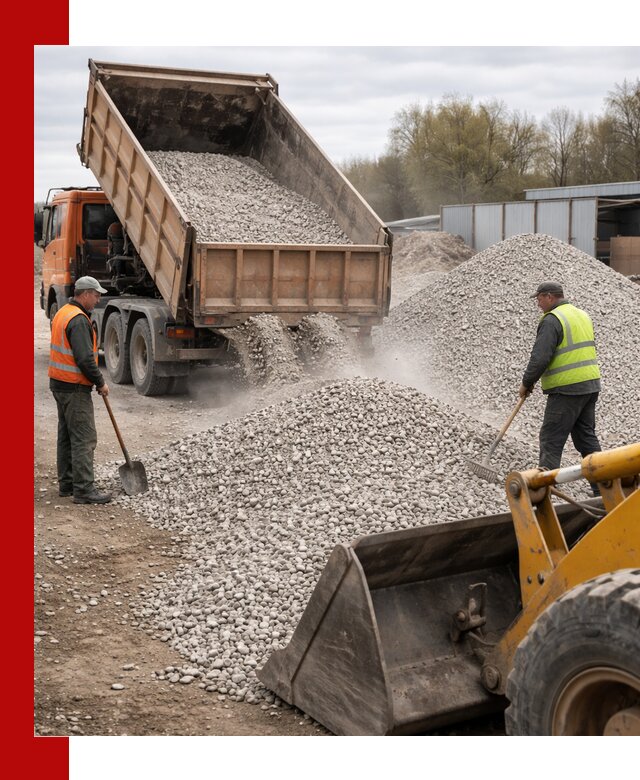 Доломитовый щебень фракции 5-20 с доставкой в Светлограде