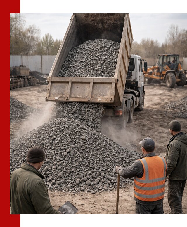 Доставка шлакового щебня в удобные сроки по выгодной цене в Светлограде