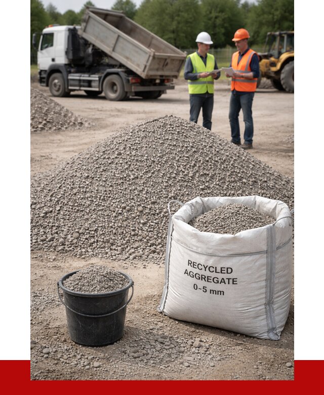 Вторичный щебень фракция 0-5 в Светлограде от 1625 р. ПРОНЕРУДСвт