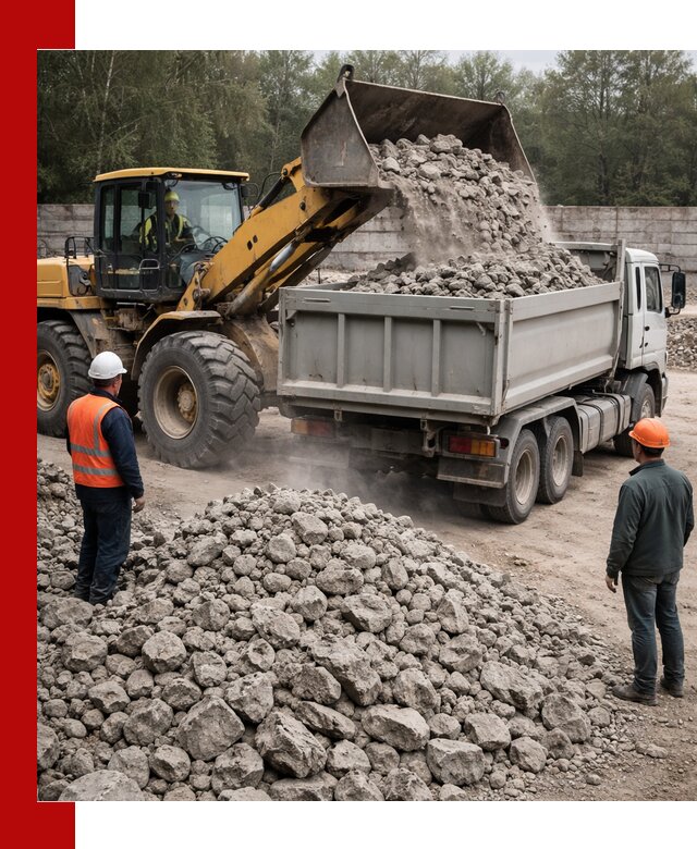 Вторичный щебень фракция 70–150 в Светлограде с доставкой