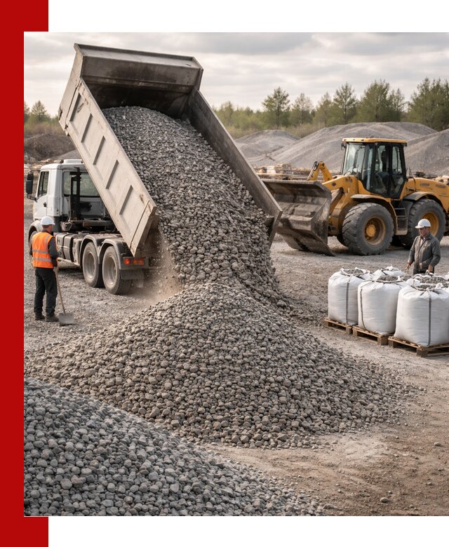 Бетонный щебень фракция 5–20 с доставкой в Светлограде