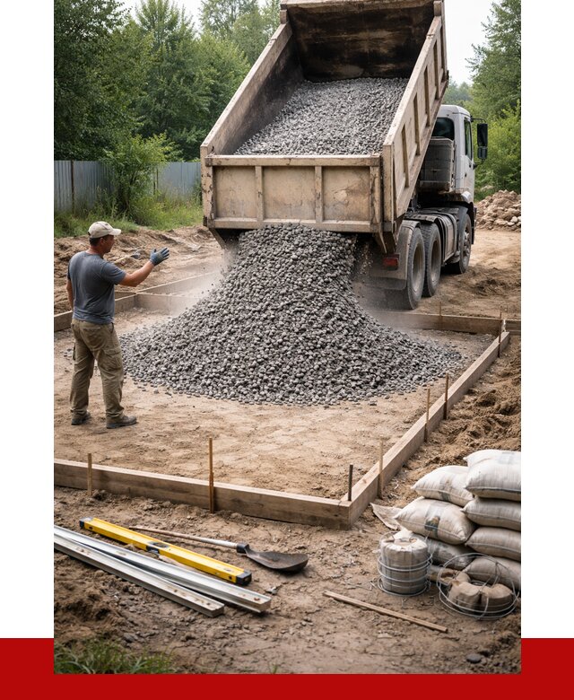 Купить щебень для фундамента в Светлограде от 4571 р. | ПРОНЕРУДСвт