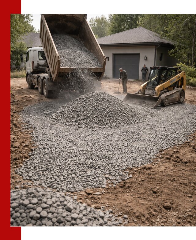 Щебень для парковки в Светлограде: доставка и укладка качественного материала