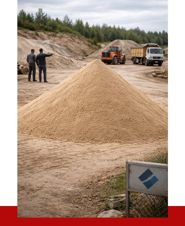 Карьерный песок навалом в Светлограде от 1828 р. | ПРОНЕРУДСвт