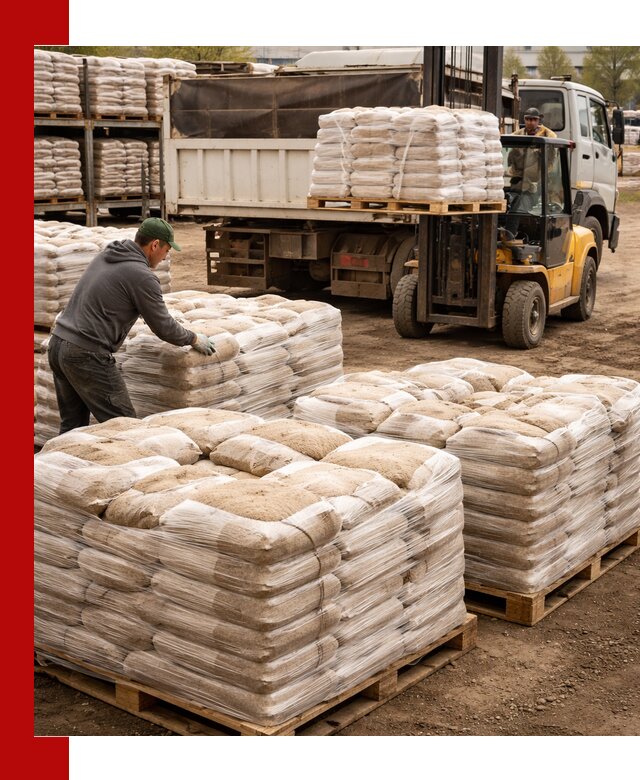 Карьерный песок в мешках с доставкой в Светлограде