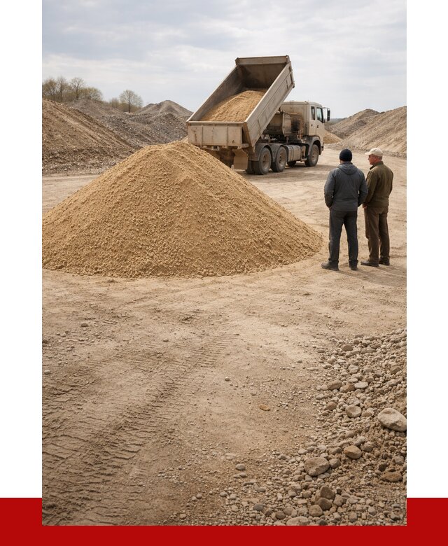 Карьерный песок крупнозернистый в Светлограде от 8634 р | ПРОНЕРУДСвт