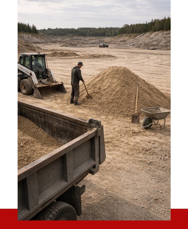Карьерный песок среднезернистый в Светлограде, от 2235 р. ПРОНЕРУДСвт