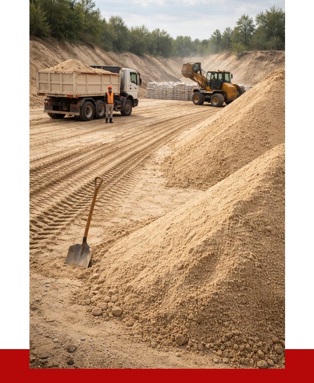 Карьерный песок мелкозернистый в Светлограде от 9142 р. | ПРОНЕРУДСвт