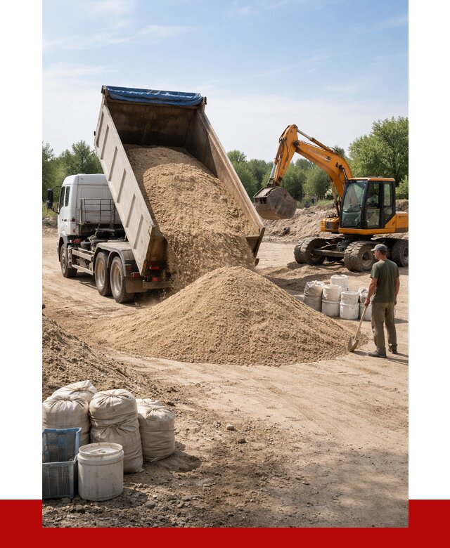 Купить речной песок в Светлограде от 1219 р. за куб | ПРОНЕРУДСвт