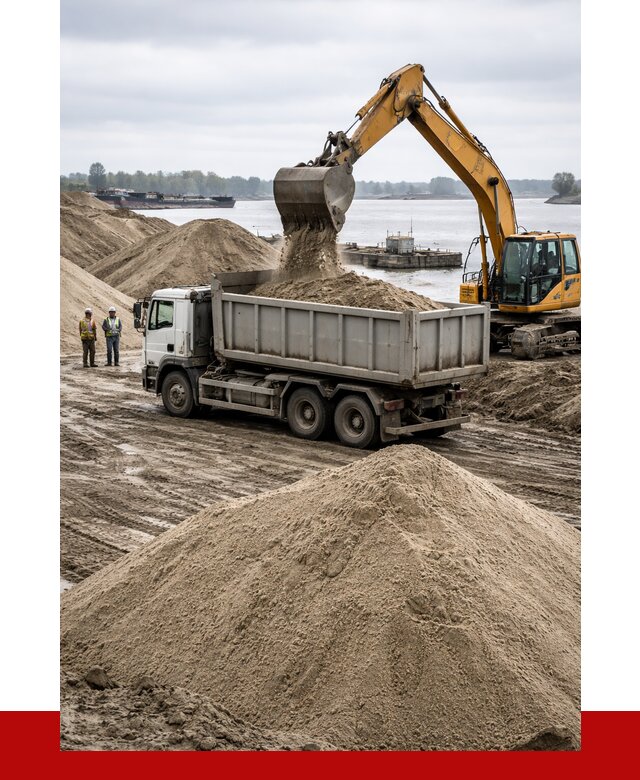 Купить речной песок навалом в Светлограде от 1828 р., ПРОНЕРУДСвт