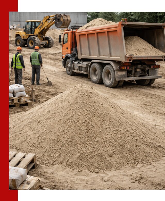Доставка и продажа мытого речного песка в Светлограде