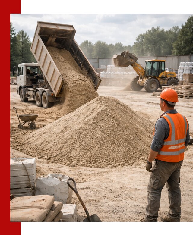 Доставка строительного песка с самосвалом в Светлограде