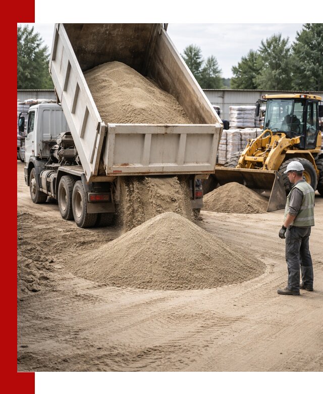 Поставка и доставка песка для бетона в Светлограде
