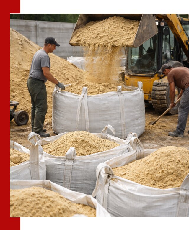 Поставка качественного песка для кладки в Светлограде