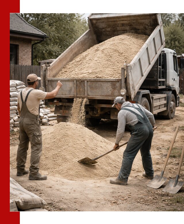 Песок для штукатурки с доставкой в Светлограде качественный и чистый