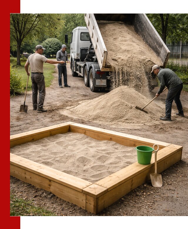 Песок для песочницы с доставкой в Светлограде недорого и чистый