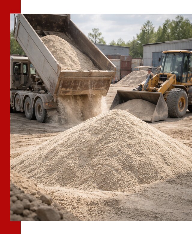 Кварцевый песок с доставкой в Светлограде для строительных работ