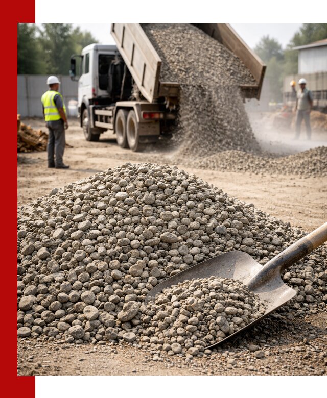 Доставка гравия фракции 20-40 в Светлограде с самосвалами