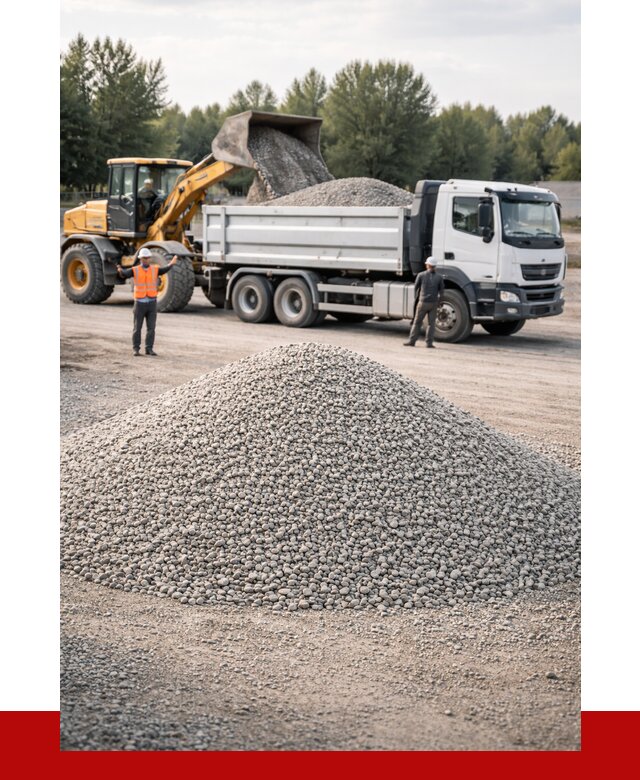 Купить мытый гравий в Светлограде от 3555 р, доставка ПРОНЕРУДСвт
