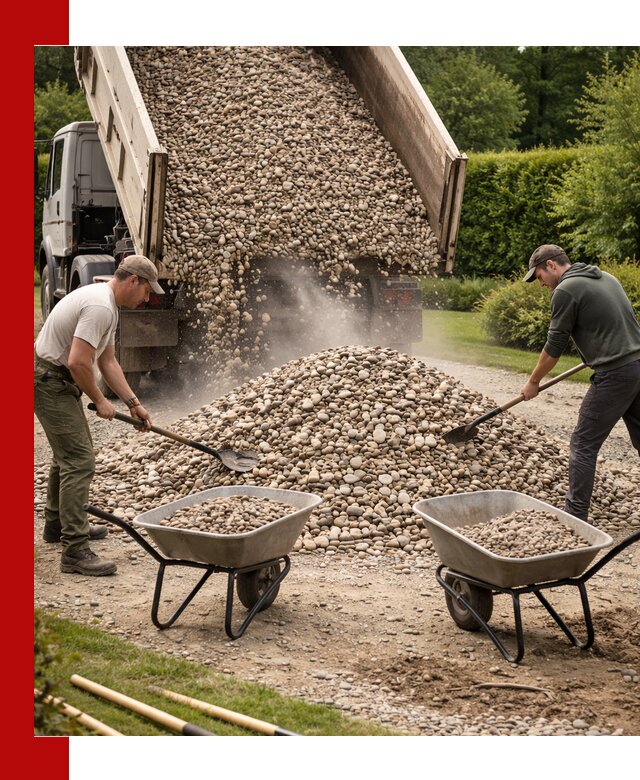 Доставка и продажа декоративной гальки в Светлограде