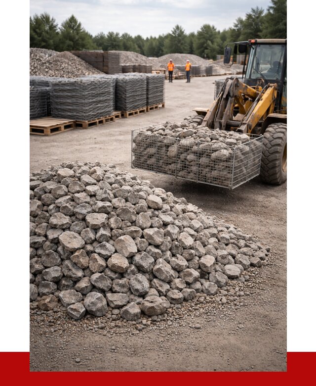 Камень для габионов фракция 70-150 в Светлограде от 4266 р. | ПРОНЕРУДСвт