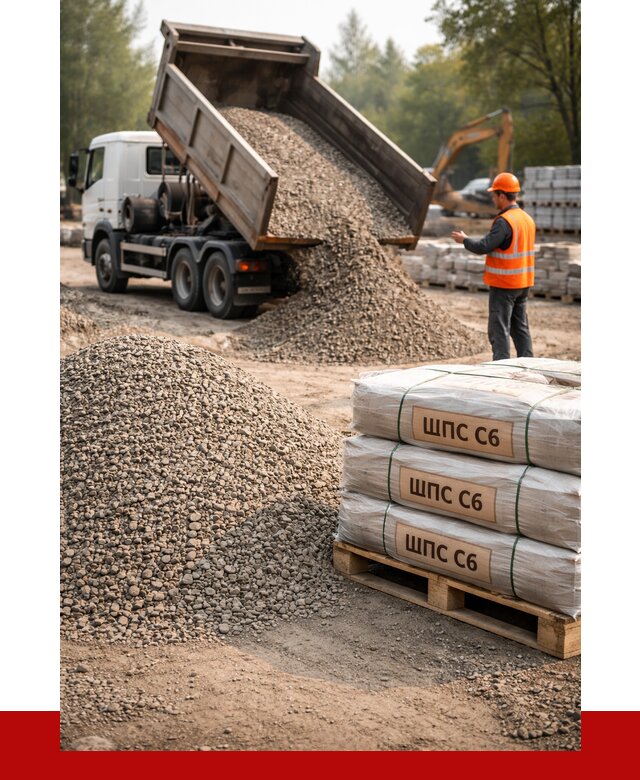 ЩПС С6 в Светлограде с доставкой от 2235 р. за куб | ПРОНЕРУДСвт