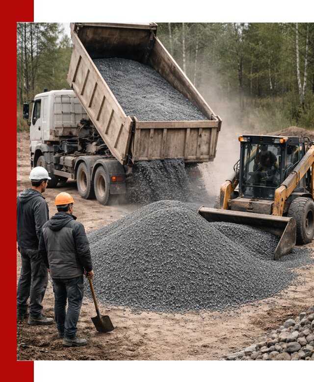 Гранитный отсев 0-5 с доставкой и разгрузкой в Светлограде