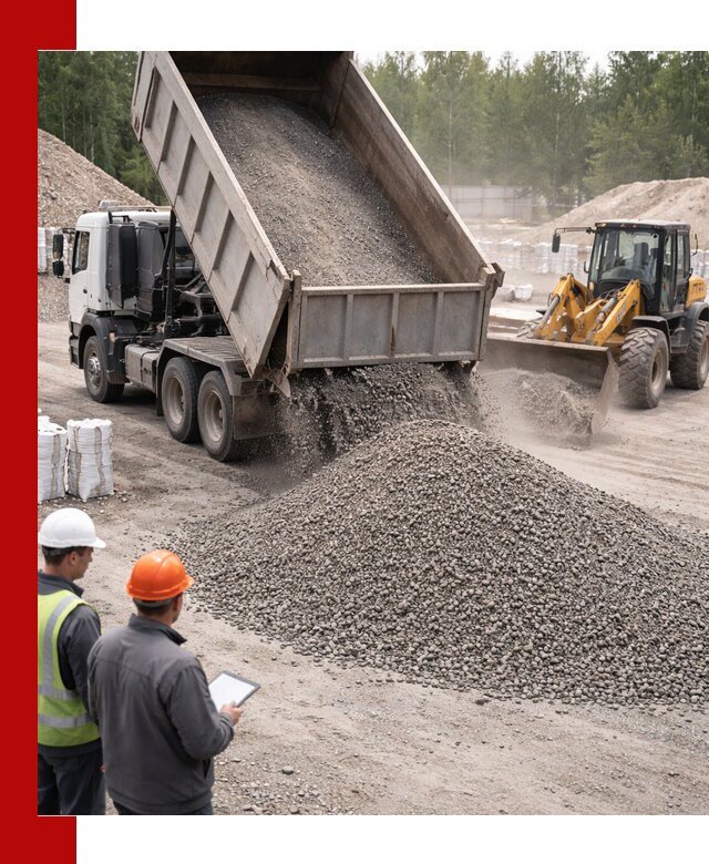 Доставка и продажа гранитного отсева 0-10 в Светлограде