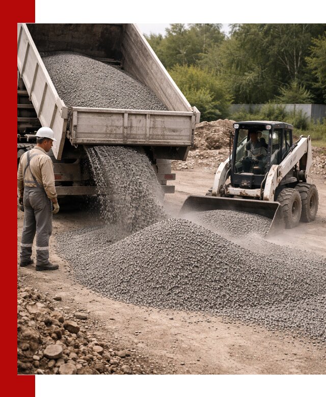 Доставка гравийного отсева 0-5 в Светлограде оптом и в розницу