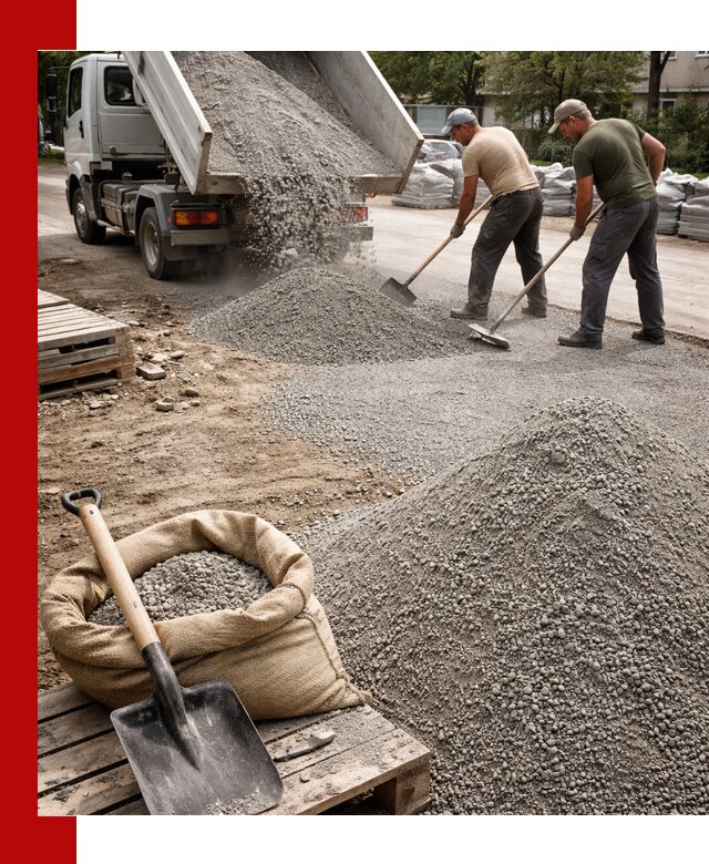 Отсев для тротуарной плитки в Светлограде — доставка и укладка