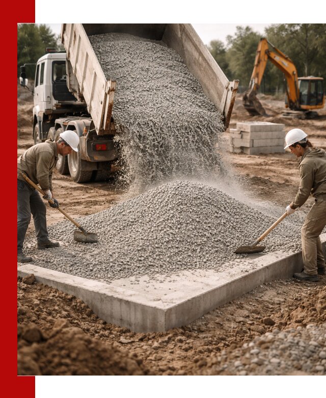 Доставка и продажа отсева для бетона в Светлограде