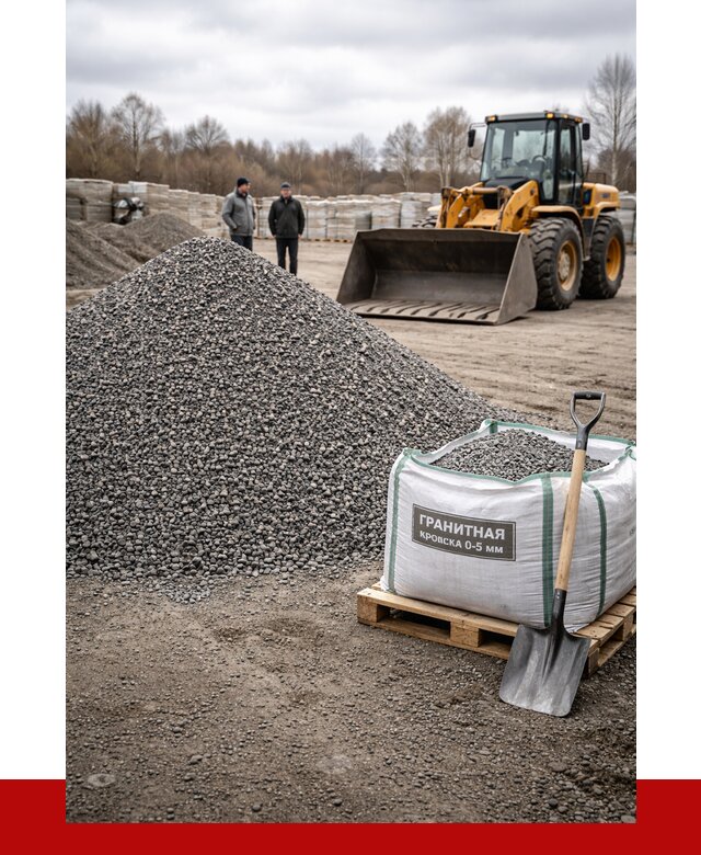 Купить гранитную крошку в Светлограде от 4876 р. с доставкой | ПРОНЕРУДСвт