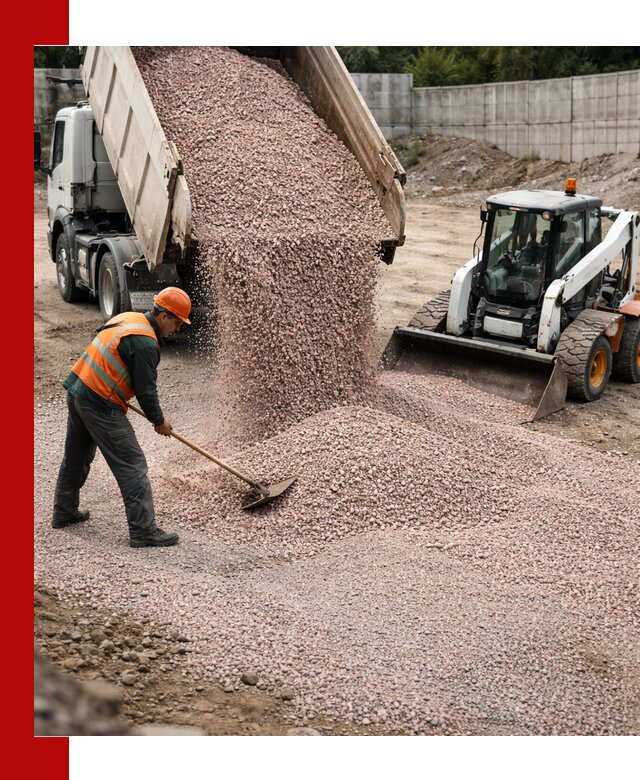 Крошка розовый гранит с доставкой в Светлограде от производителя