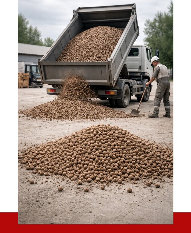 Керамзит с доставкой в Светлограде от 4266 р. за м3 | ПРОНЕРУДСвт