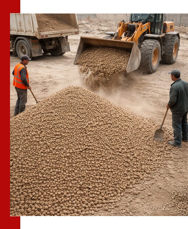 Керамзит фракция 10-20 с доставкой в Светлограде