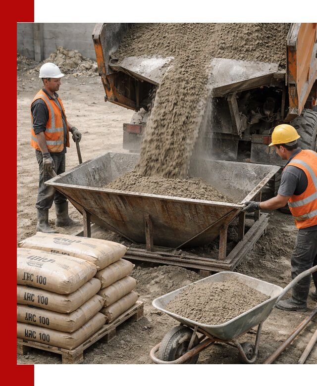 Доставка цементно-песчаной смеси М100 в Светлограде